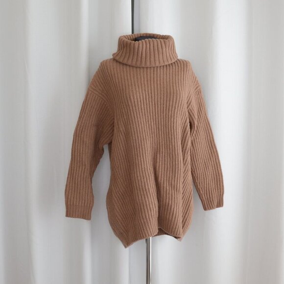 Acne Studios Wool Oversized Knit Disa Camel Sweater Sz XS - Picture 2 of 7